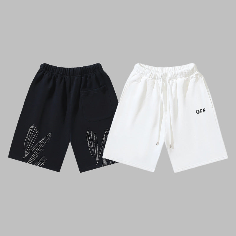 OFF‑WHITE Men's and Women's Casual Shorts