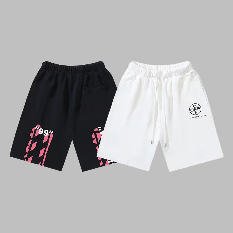 OFF‑WHITE Men's and Women's Casual Shorts