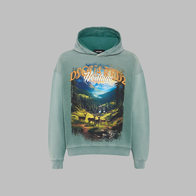 New DSQ2 Men's Casual Sweatshirt