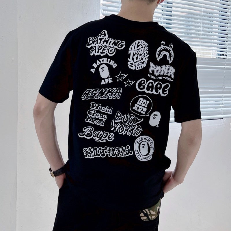 Bape Men's and Women's Short Sleeve T-Shirts