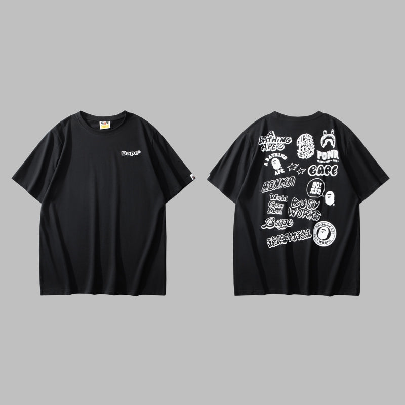 Bape Men's and Women's Short Sleeve T-Shirts