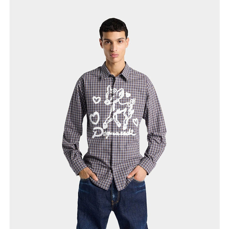 New-DSQ2 Men's Casual Shirt