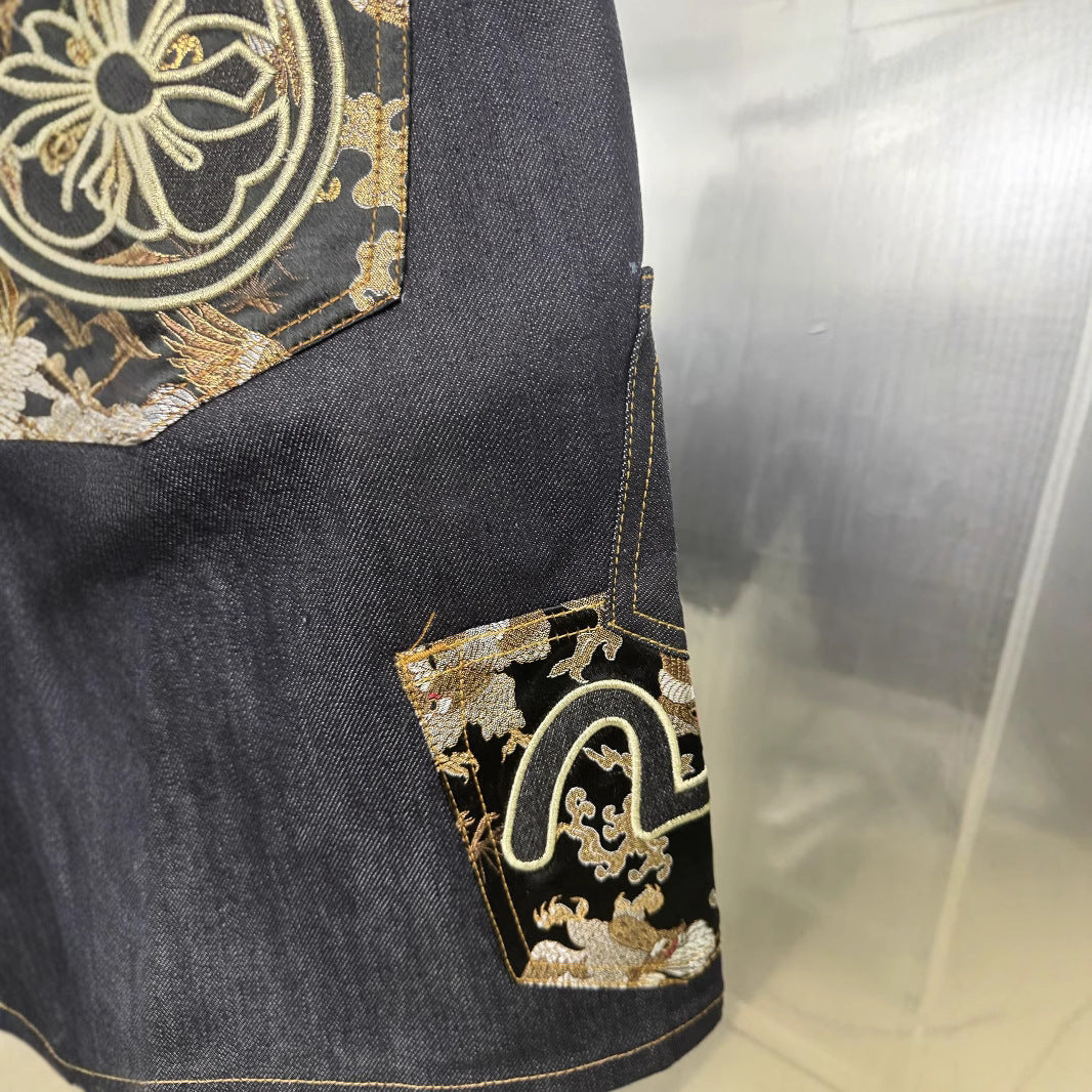 EV New Men's and Women's Denim Shorts