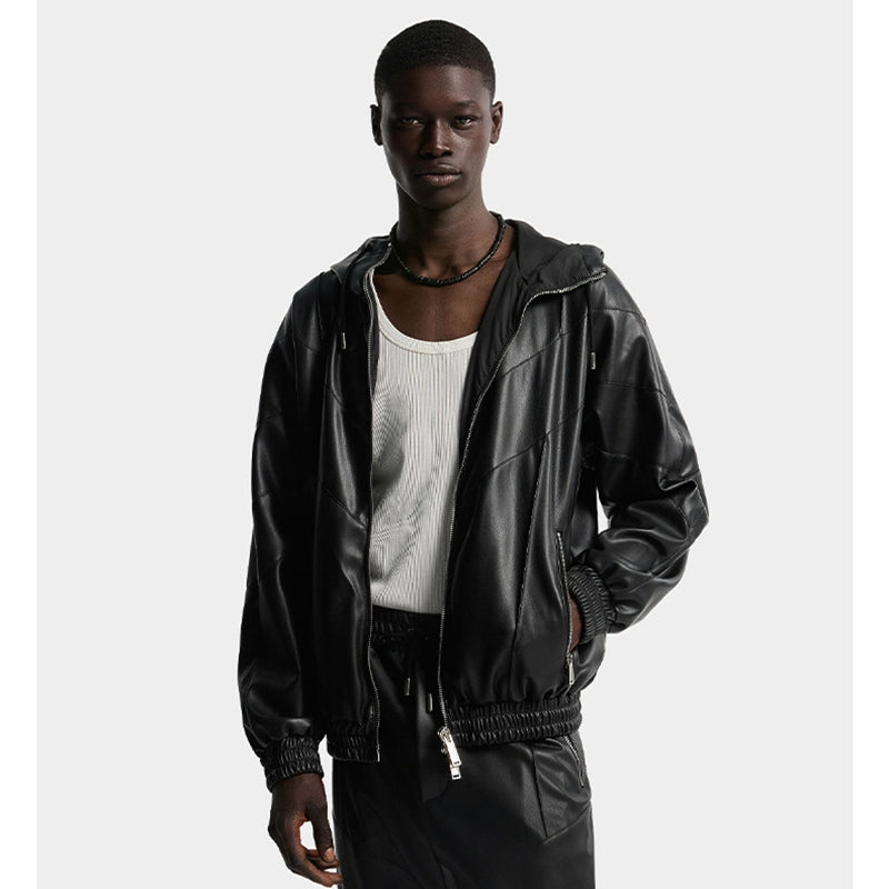 New DSQ2  Men's Casual Leather Jacket