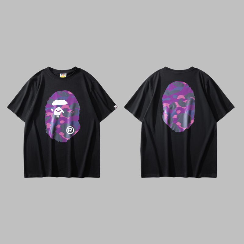 Bape Men's and Women's Short Sleeve T-Shirts