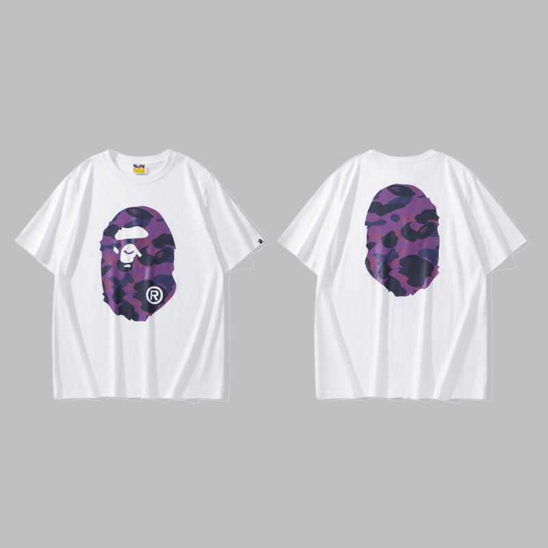 Bape Men's and Women's Short Sleeve T-Shirts