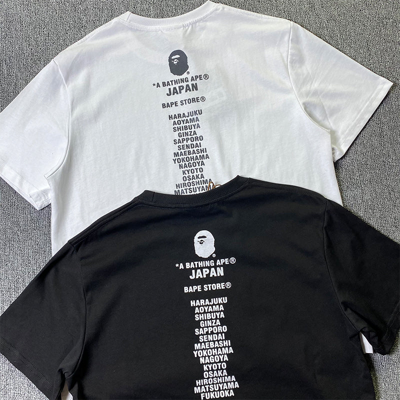 Bape Men's and Women's Short Sleeve T-Shirts