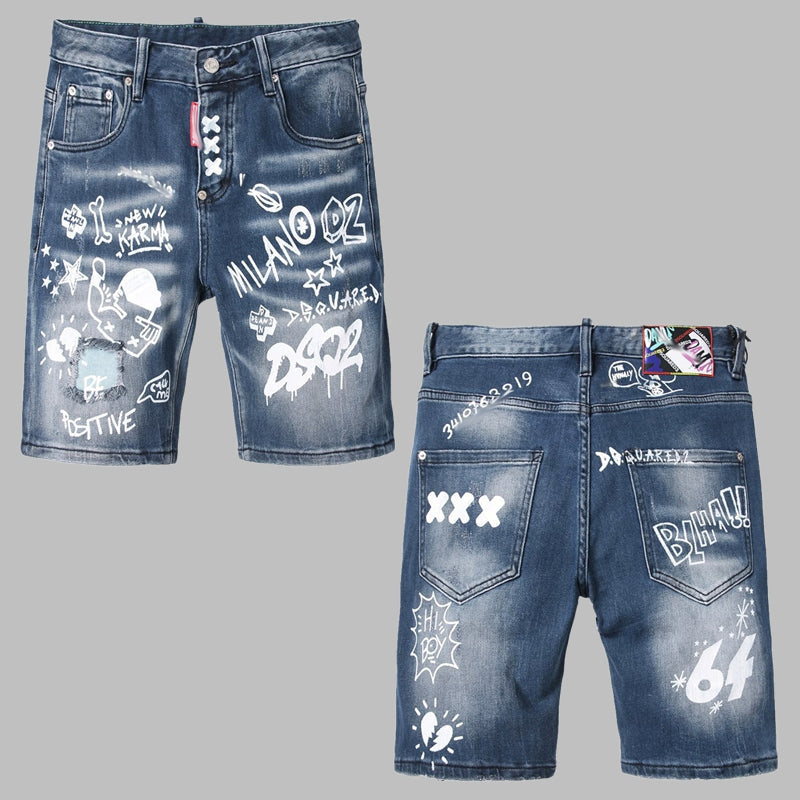 DSQ2 Fashion Men's  Denim Shorts