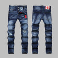 DSQ2 2026 New Men's Ink Splash Jeans