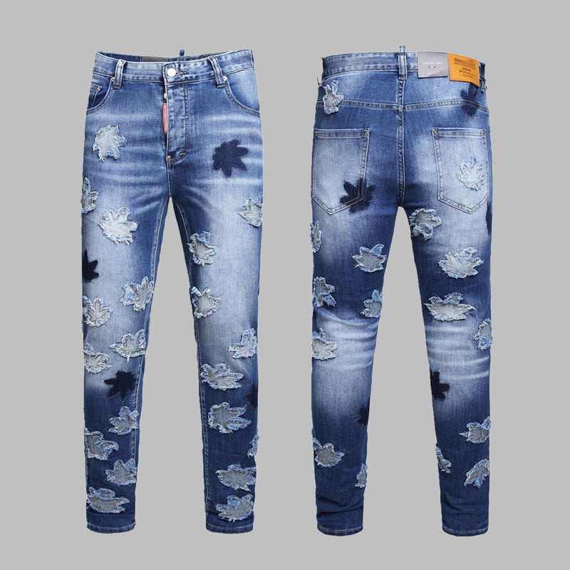 DSQ2 New 2026  Men's Ink Splash Jeans