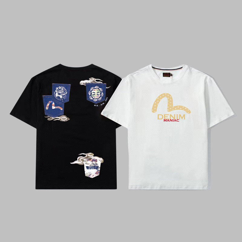 2026 Evisu Men's  New T-Shirt