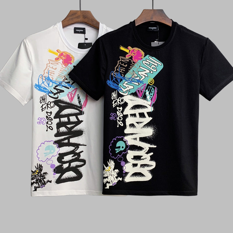 DSQ2 Fashion  Men's  Short Sleeve T-Shirt