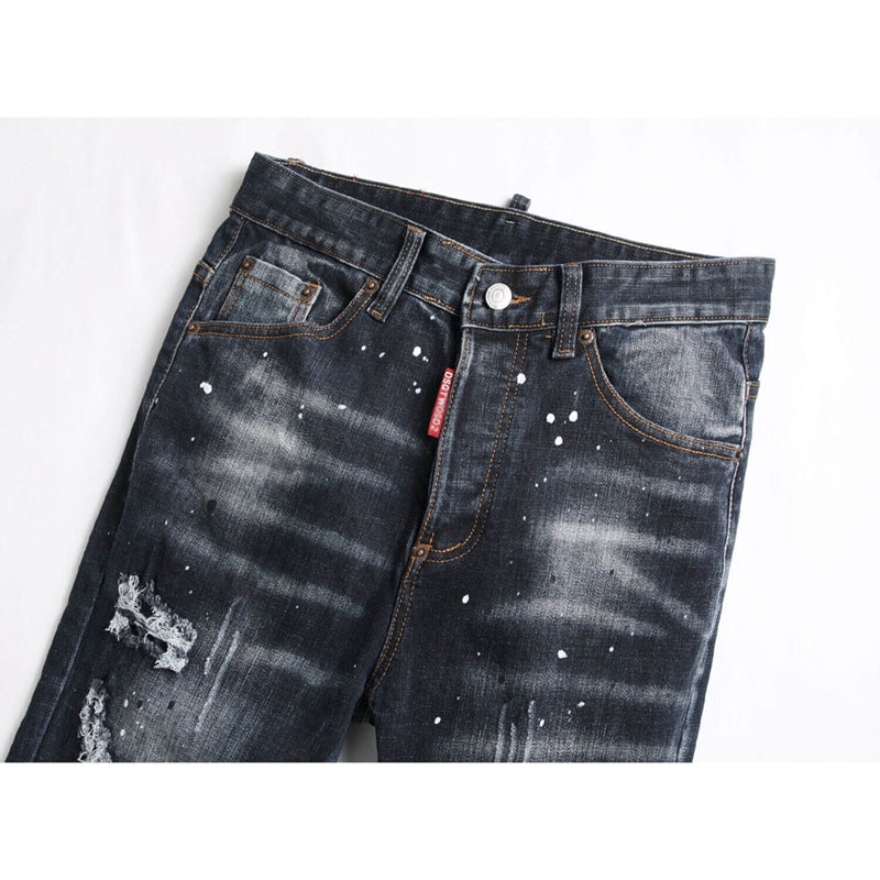DSQ2  New 2026 Men's Ink Splash Jeans