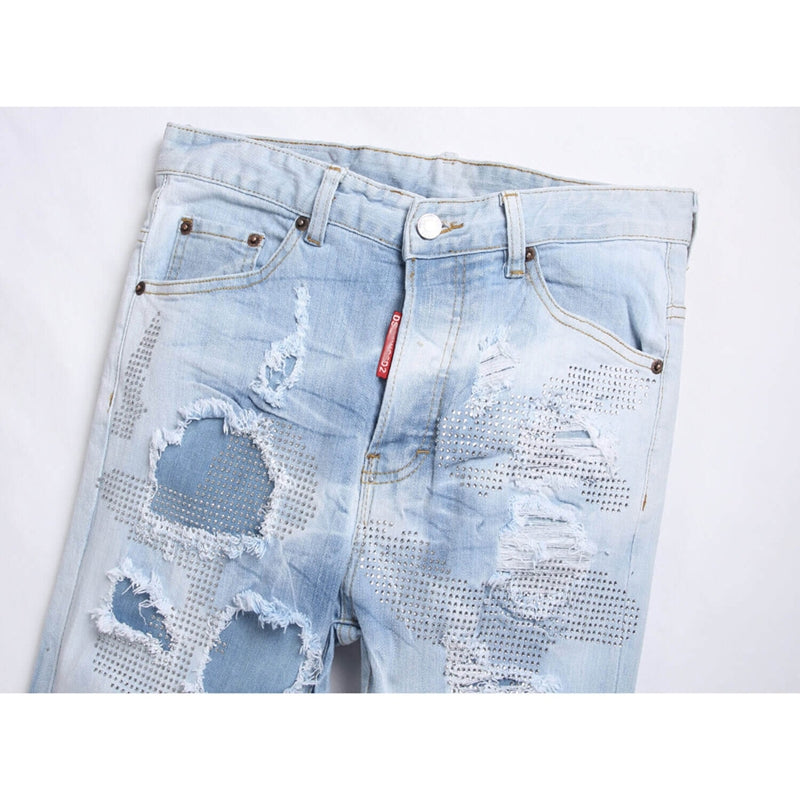 2026 New Men's Ink Splash Jeans