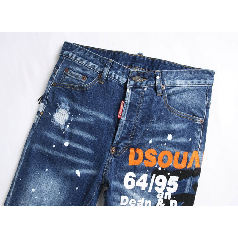 2026 New Men's Ink Splash Jeans