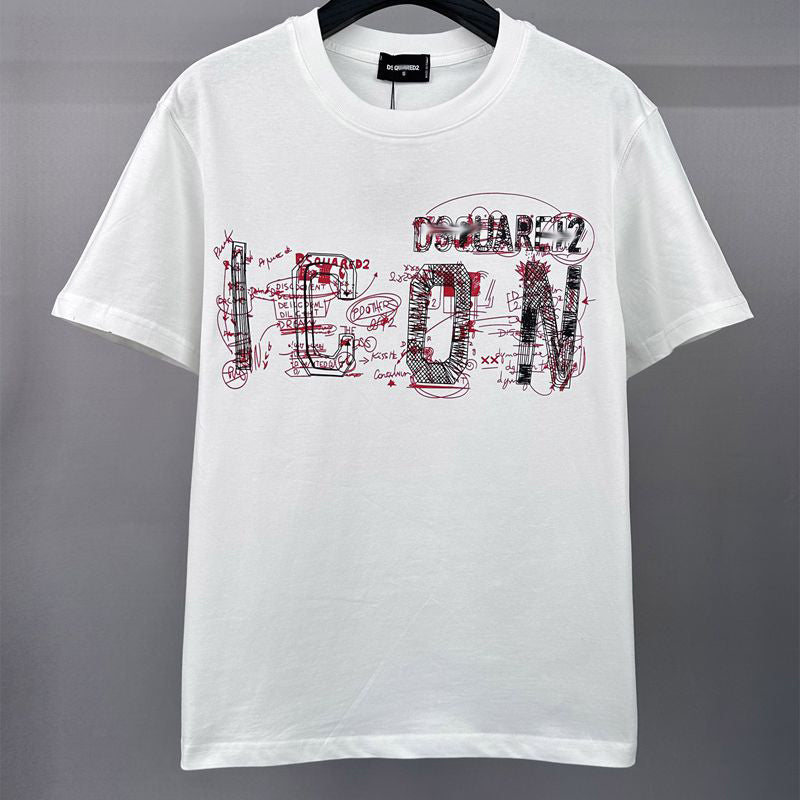 DSQ2 Fashion  Men's  Short Sleeve T-Shirt