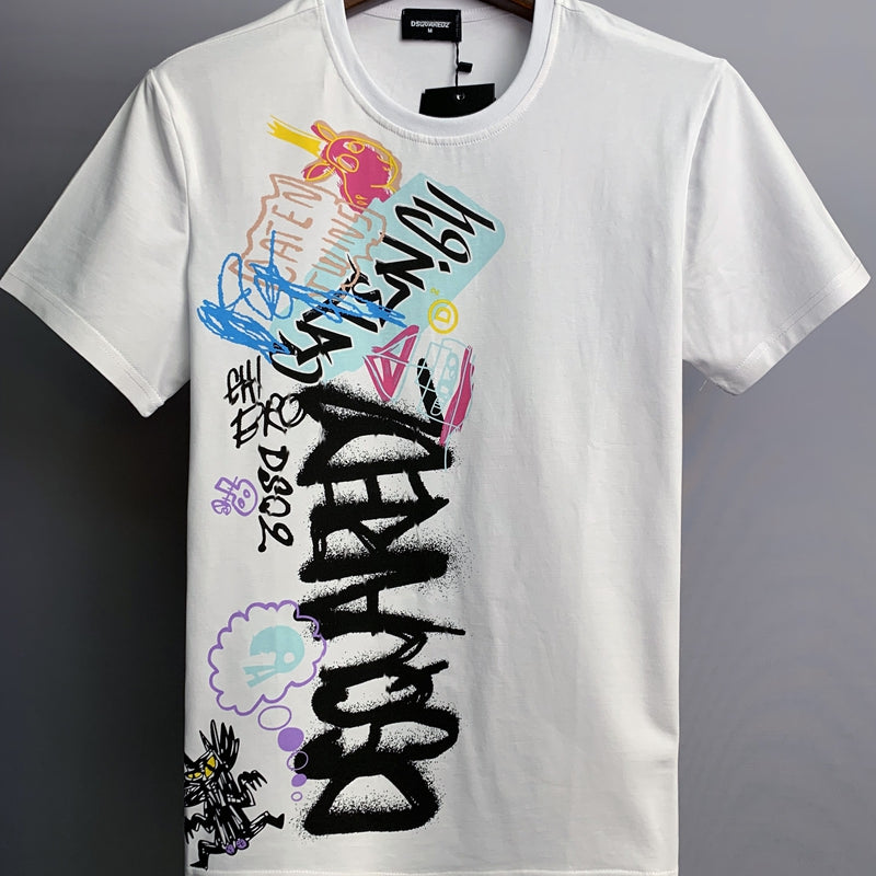 DSQ2 Fashion  Men's  Short Sleeve T-Shirt