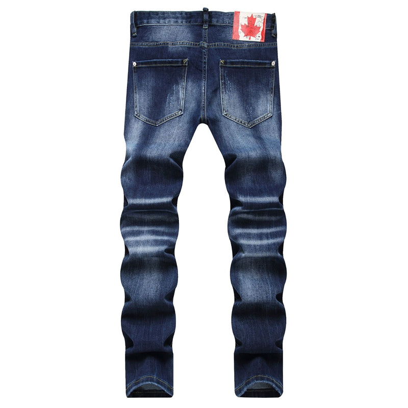 DSQ2 2026 New Men's Ink Splash Jeans