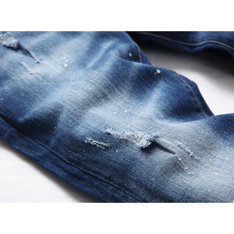 2026 New Men's Ink Splash Jeans