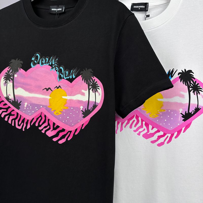 2026-12 DSQ2 New Men's Short Sleeve T-Shirt