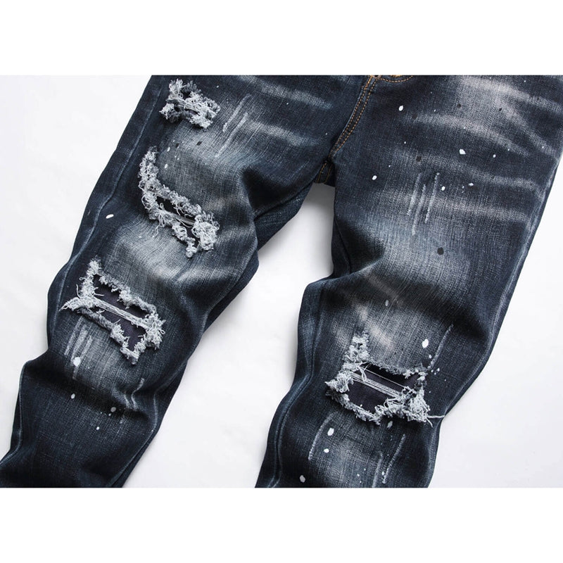 DSQ2  New 2026 Men's Ink Splash Jeans