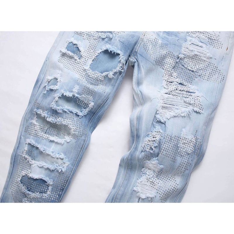2026 New Men's Ink Splash Jeans