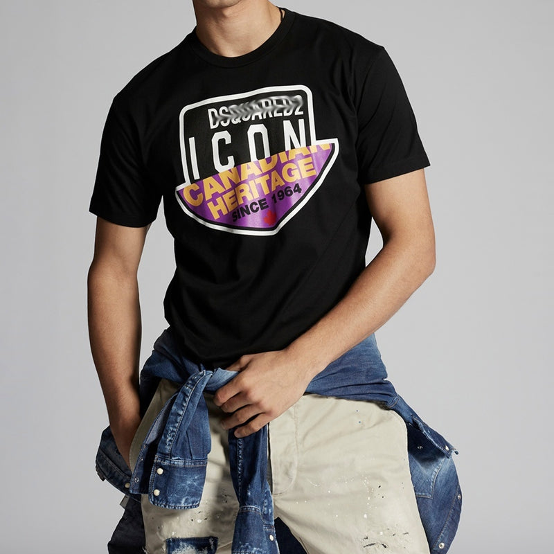 DSQ2 Fashion  Men's  Short Sleeve T-Shirt
