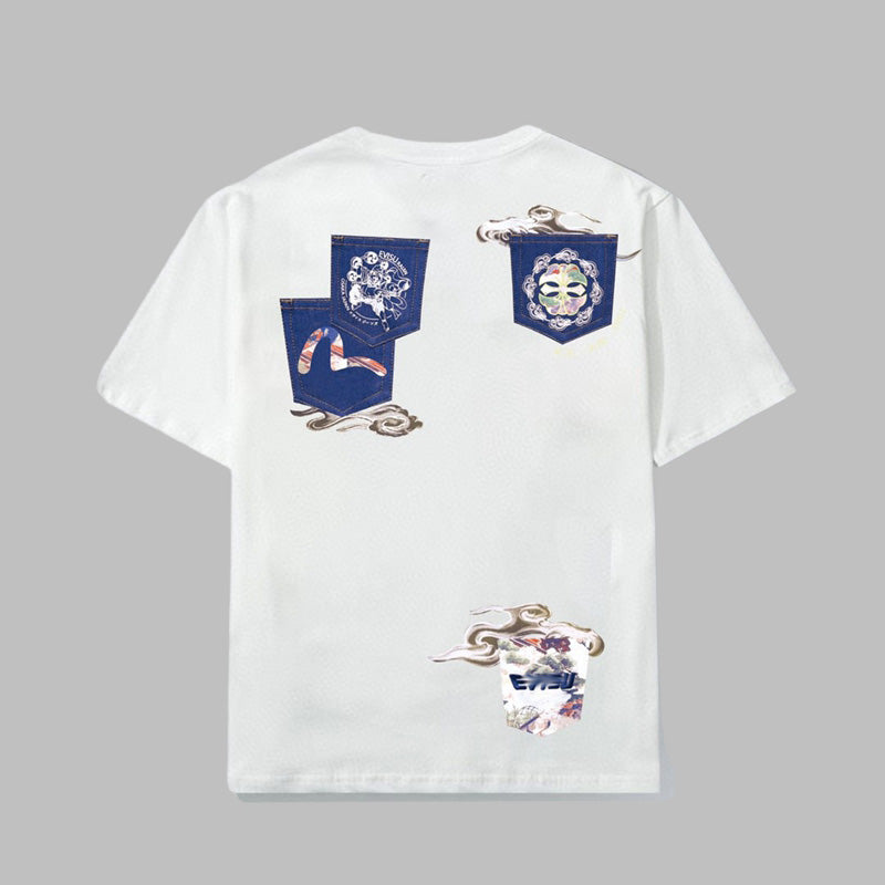 2026 Evisu Men's  New T-Shirt