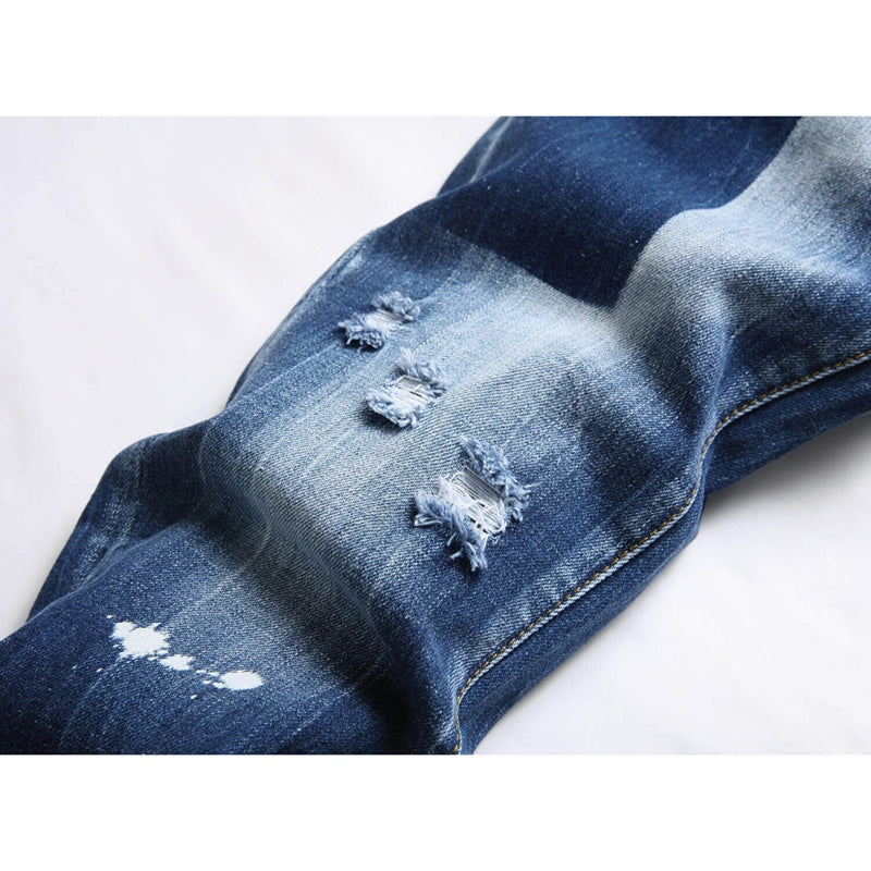 2026 New Men's Ink Splash Jeans