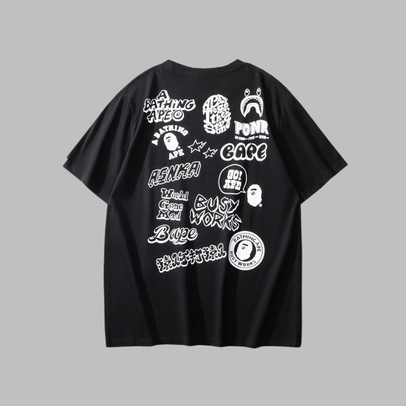 Bape Men's and Women's Short Sleeve T-Shirts