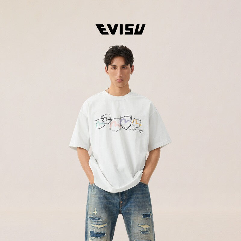Evisu Men's & Women's New T-Shirt