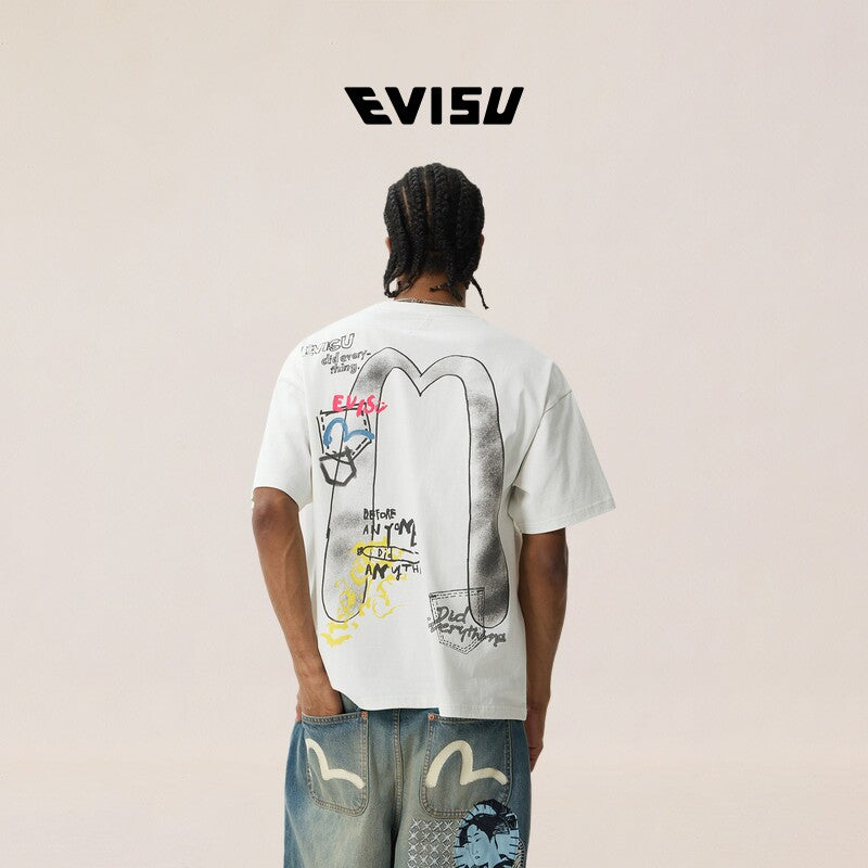 Evisu Men's & Women's New T-Shirt